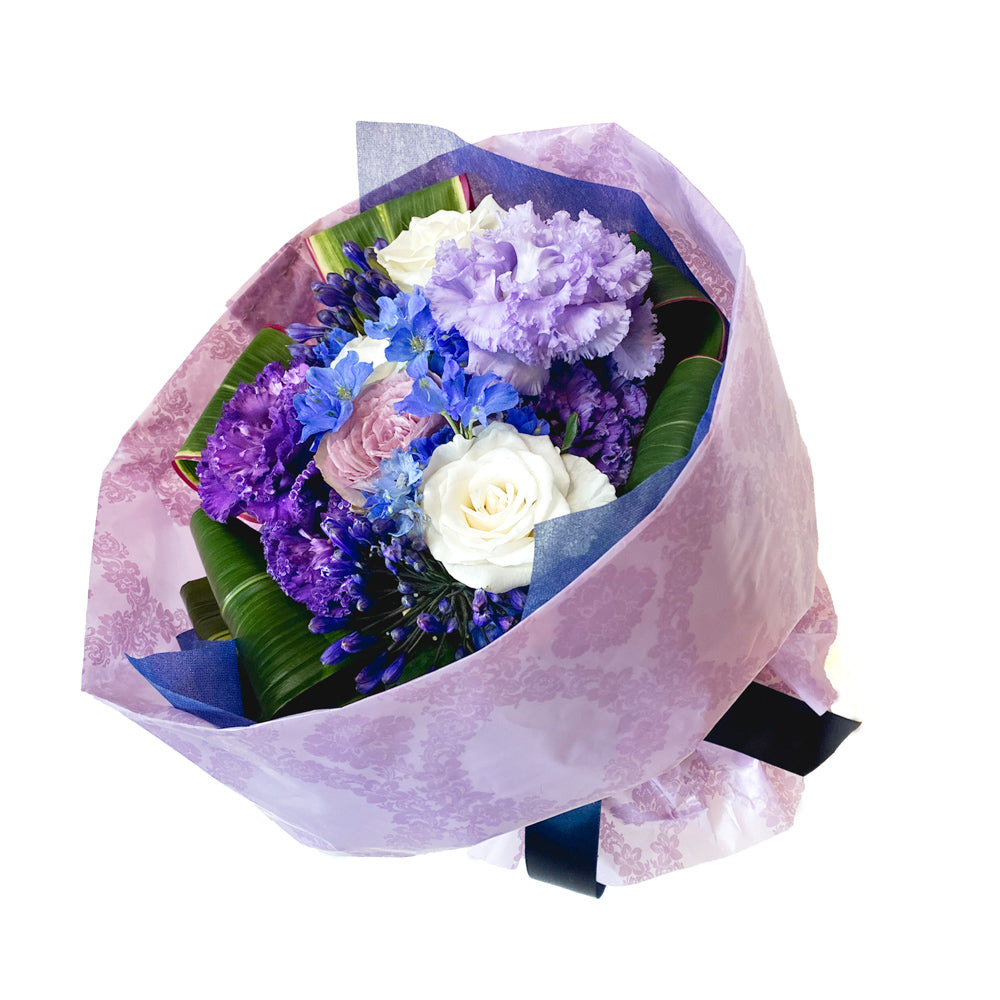 おまかせ花束 Lサイズ(ブルー・パープル)
