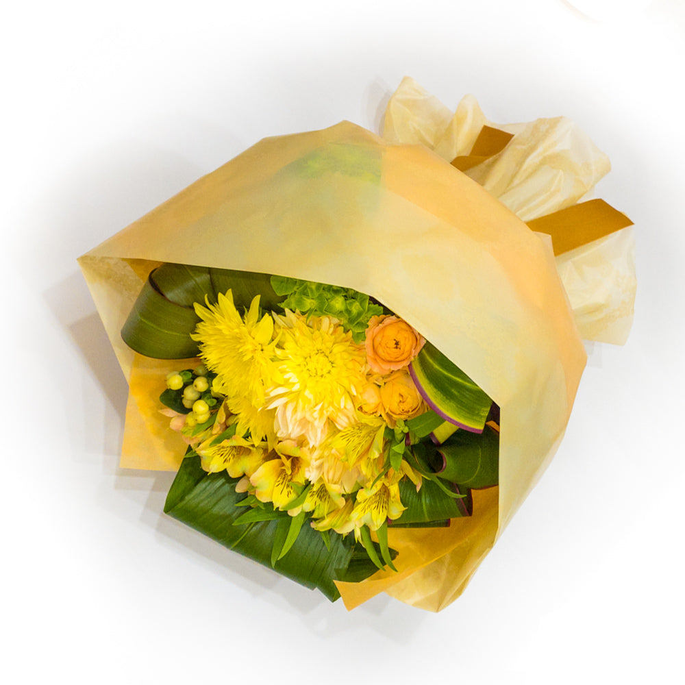 おまかせ花束 Lサイズ(イエロー・オレンジ)