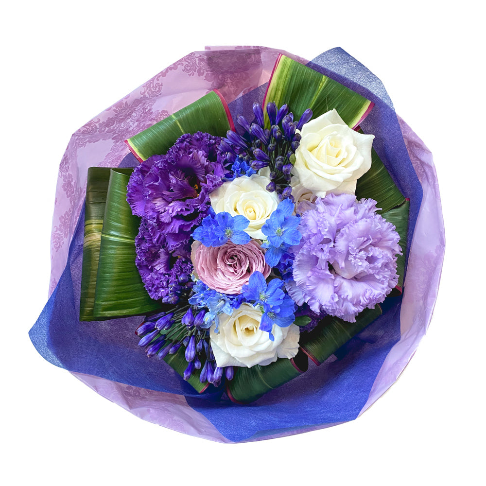 おまかせ花束 Lサイズ(ブルー・パープル)