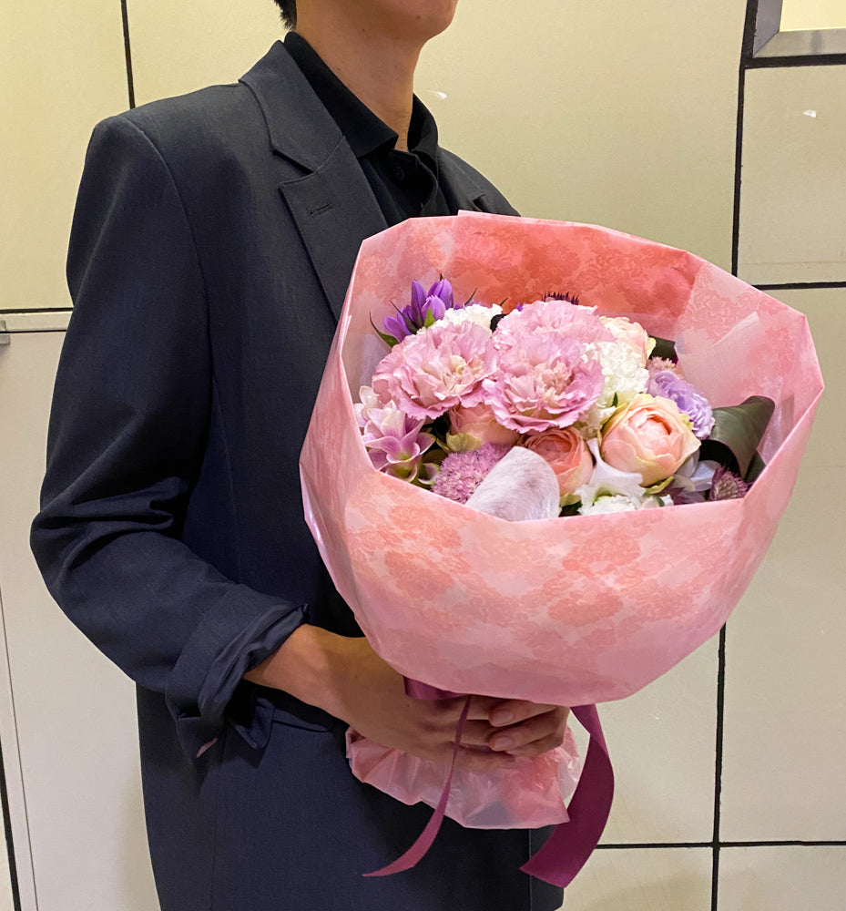 おまかせ花束 Lサイズ(ピンク)