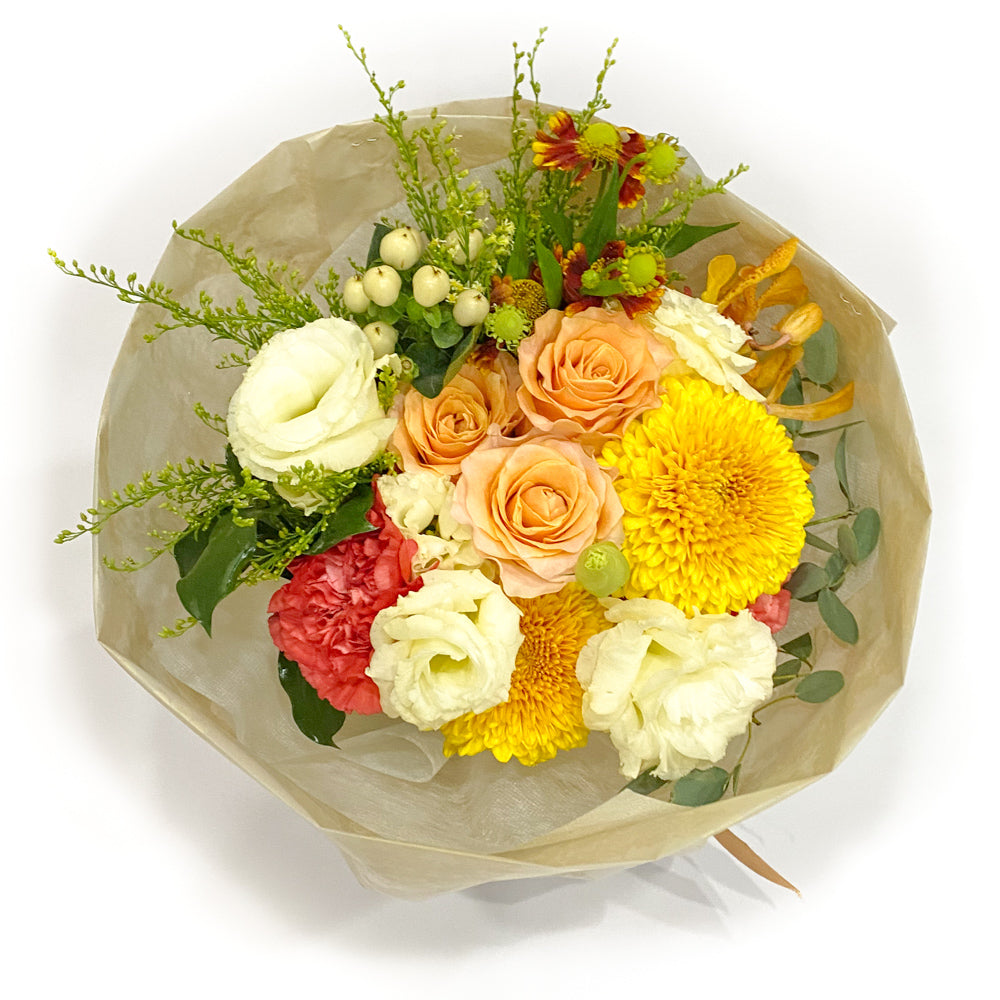 おまかせ花束 Mサイズ(イエロー・オレンジ)