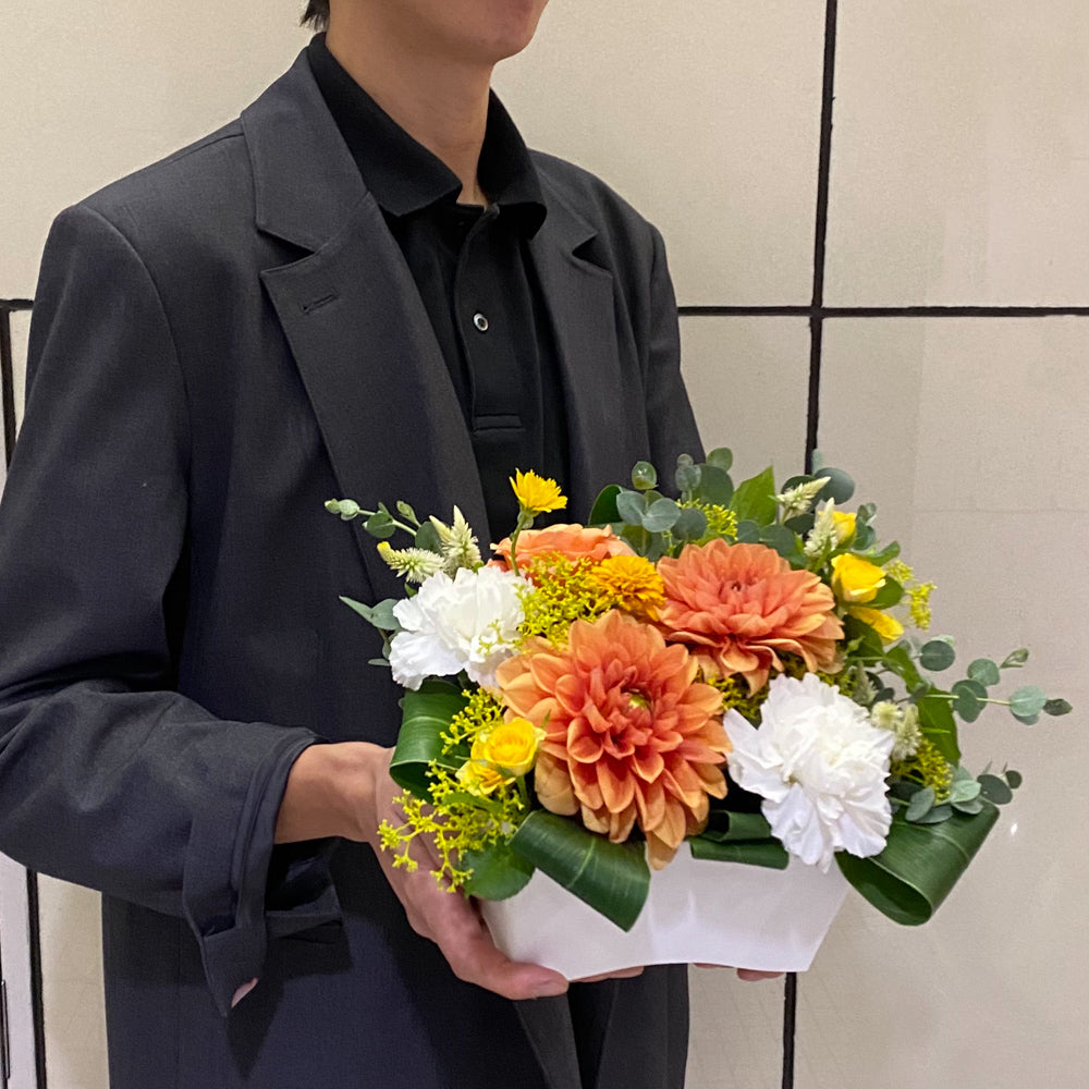 おまかせアレンジ Mサイズ(イエロー・オレンジ)