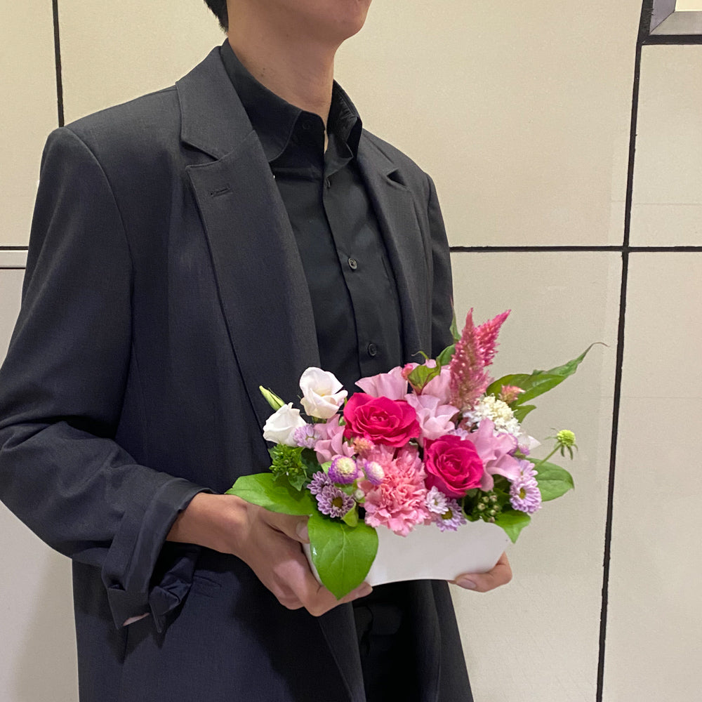 おまかせアレンジ Sサイズ(ピンク)