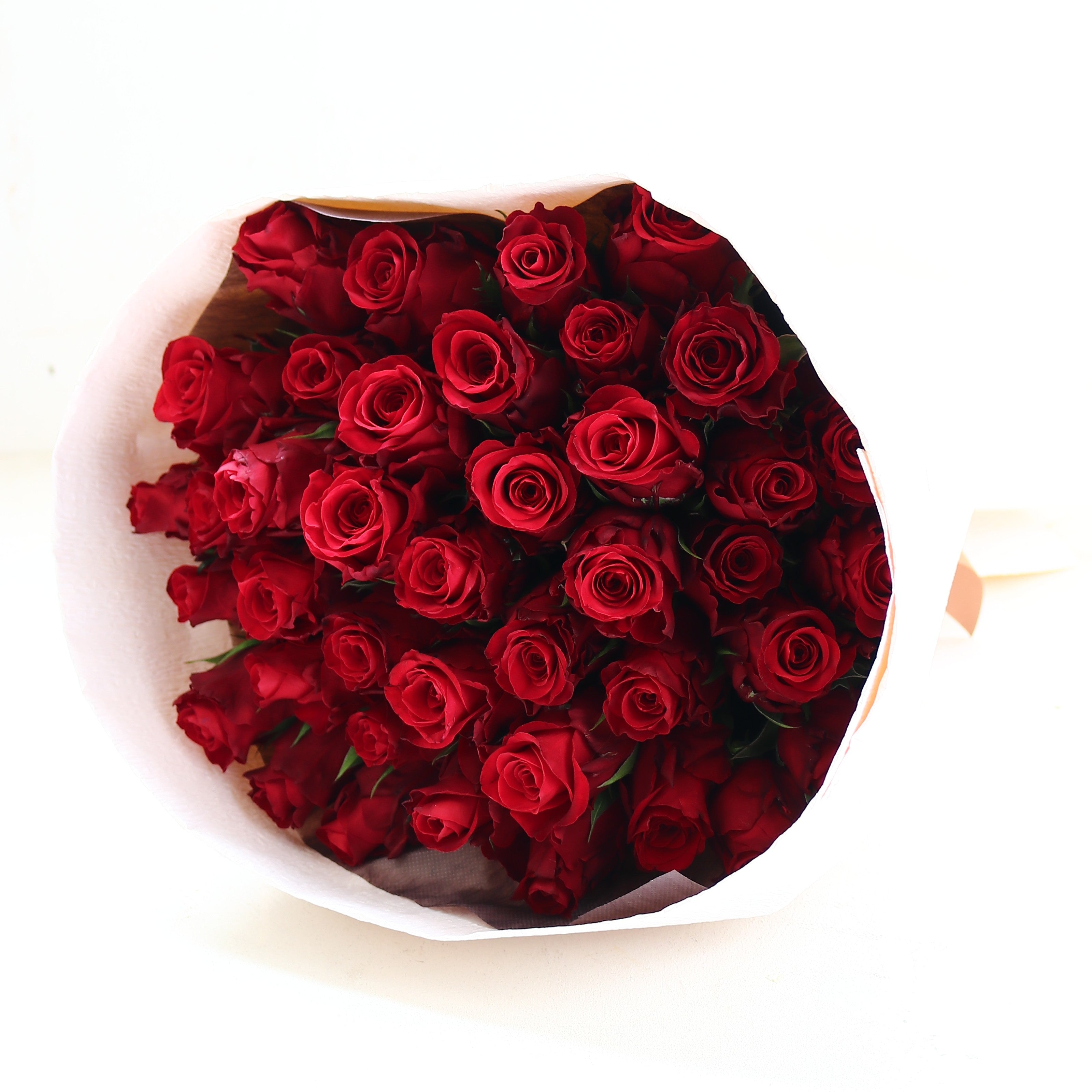 バラの花束「誕生日祝い 赤いバラの花束40本」 赤 レッド系 お誕生日 プロポーズ 結婚式 Mサイズ