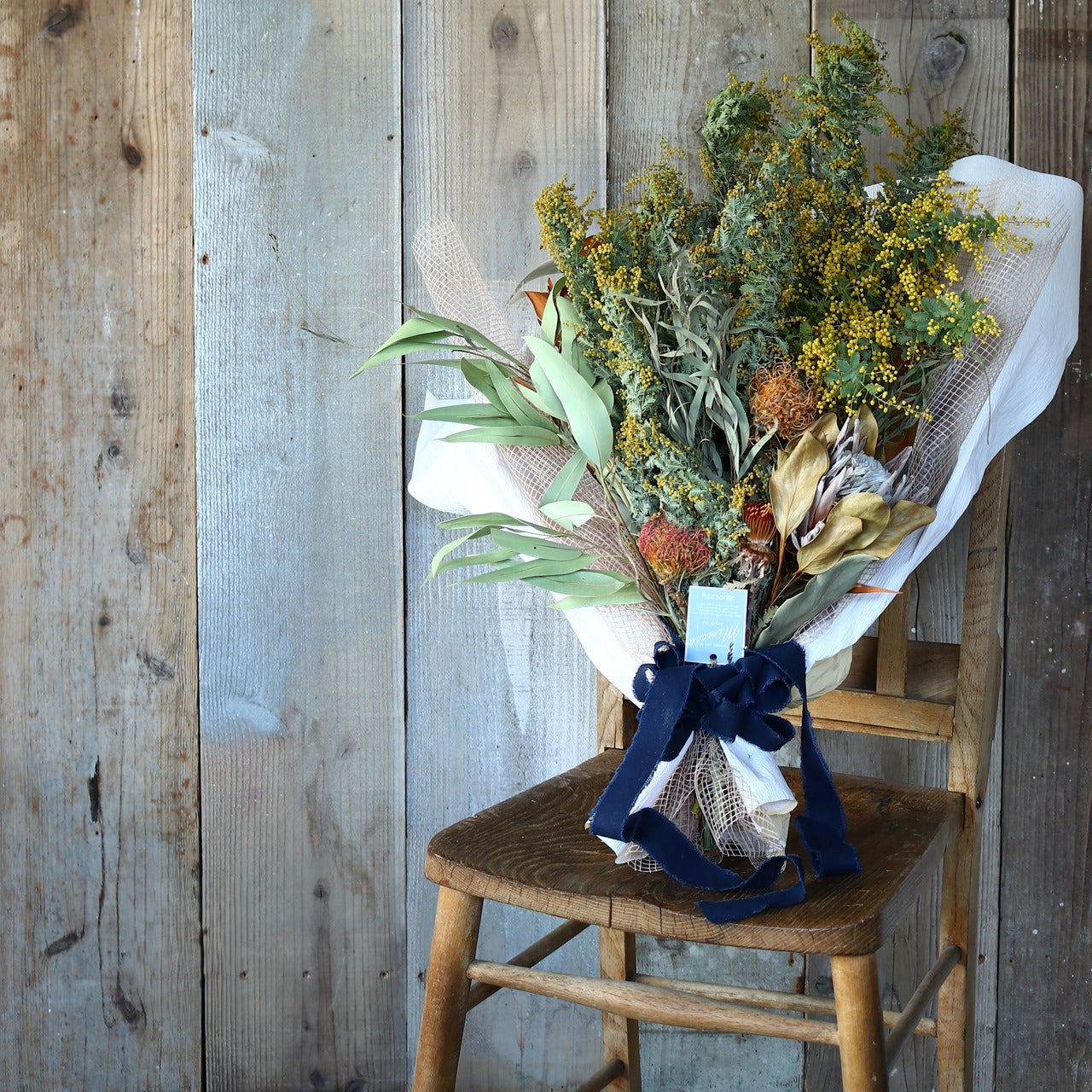 ミモザ  スワッグ「ミモザの2WAYドライフラワースワッグ」Lサイズ 80cm ミモザ ドライフラワー ミモザアカシア 花束