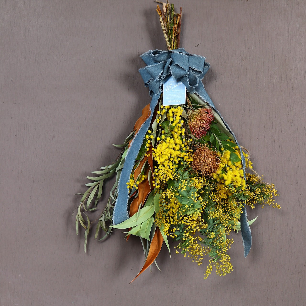 ミモザ  スワッグ「ミモザのドライフラワーになる2WAYフレッシュスワッグ」Mサイズ 50cm ミモザ フレッシュ ミモザアカシア 花束